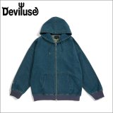 【送料無料】Deviluse デビルユース Denim ZIPパーカー INDIGO