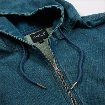 画像4: 【送料無料】Deviluse デビルユース Denim ZIPパーカー INDIGO