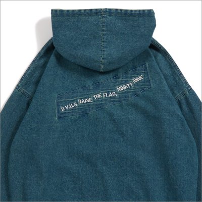 画像5: 【送料無料】Deviluse デビルユース Denim ZIPパーカー INDIGO