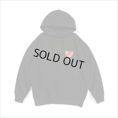 画像2: 【送料無料】Deviluse デビルユース Flame Heart P/Oパーカー BLACK