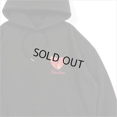 画像5: 【送料無料】Deviluse デビルユース Flame Heart P/Oパーカー BLACK