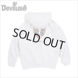 【送料無料】Deviluse デビルユース Flame Heart P/Oパーカー ASH