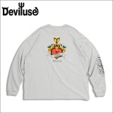Deviluse デビルユース Heart Lock L/S Tシャツ SILVER