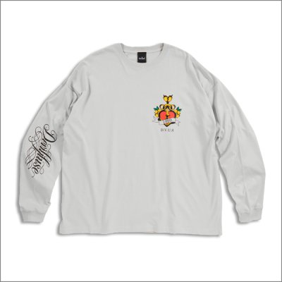 画像2: Deviluse デビルユース Heart Lock L/S Tシャツ SILVER