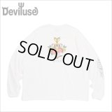 Deviluse デビルユース Heart Lock L/S Tシャツ WHITE