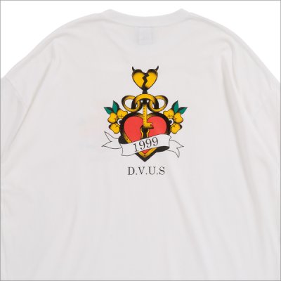 画像4: Deviluse デビルユース Heart Lock L/S Tシャツ WHITE
