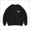 画像2: 【送料無料】Deviluse デビルユース Flame Logo クルーネックスウェット BLACK (2)