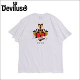 Deviluse デビルユース Heart Lock Tシャツ WHITE