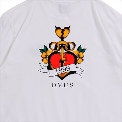 画像4: Deviluse デビルユース Heart Lock Tシャツ WHITE
