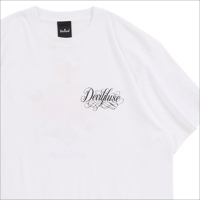 画像5: Deviluse デビルユース Heart Lock Tシャツ WHITE