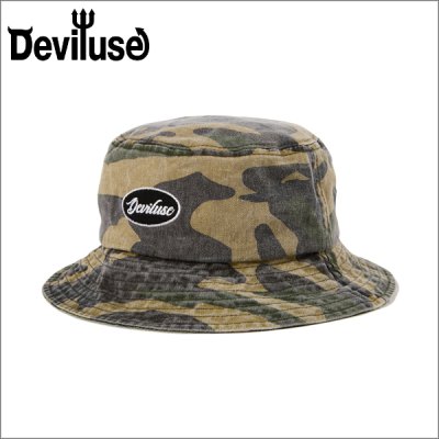 画像1: Deviluse デビルユース Camo バケットハット CAMO