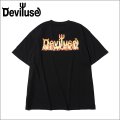 Deviluse デビルユース Flame Logo Tシャツ BLACK