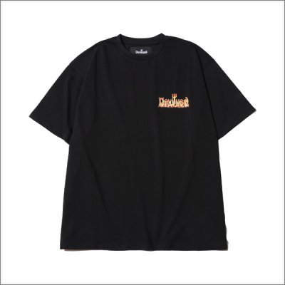 画像2: Deviluse デビルユース Flame Logo Tシャツ BLACK