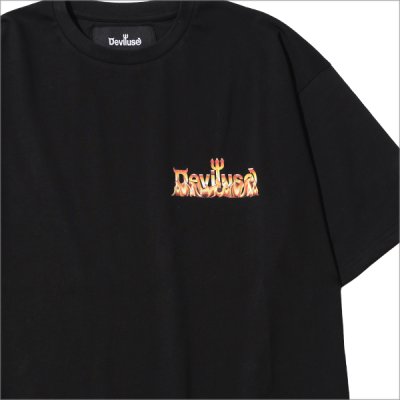 画像5: Deviluse デビルユース Flame Logo Tシャツ BLACK