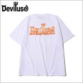 Deviluse デビルユース Flame Logo Tシャツ WHITE
