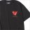 画像5: Deviluse デビルユース Flame Heart Tシャツ BLACK (5)