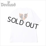 Deviluse デビルユース Flame Heart Tシャツ WHITE