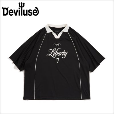 画像1: 【送料無料】Deviluse デビルユース Liberty Game Shirts BLACK