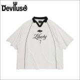 【送料無料】Deviluse デビルユース Liberty Game Shirts WHITE