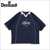 【送料無料】Deviluse デビルユース Liberty Game Shirts NAVY