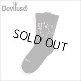 Deviluse デビルユース She Devil Socks BLACK/PINK