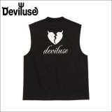 Deviluse デビルユース Heartaches Sleeveless タンクトップ BLACK
