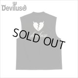Deviluse デビルユース Heartaches Sleeveless タンクトップ BLACK