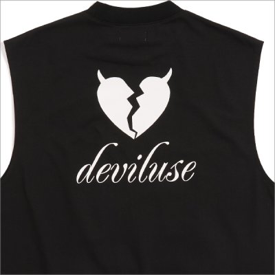 画像4: Deviluse デビルユース Heartaches Sleeveless タンクトップ BLACK