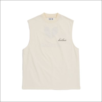 画像2: Deviluse デビルユース Heartaches Sleeveless タンクトップ WHITE