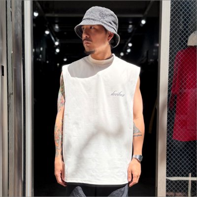 画像3: Deviluse デビルユース Heartaches Sleeveless タンクトップ WHITE