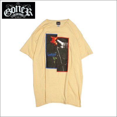 画像1: 【50%OFF】GoneR ゴナー Rose Hand Tシャツ VEGAS GOLD