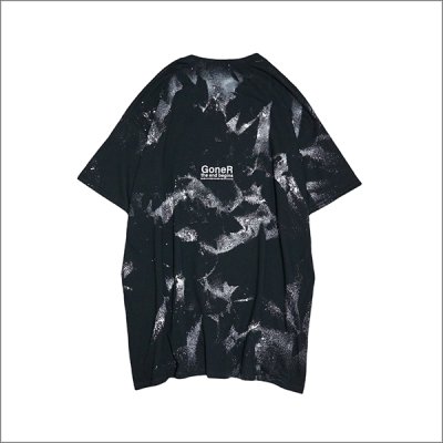 画像2: GoneR ゴナー Tie-dye Line Tシャツ BLACK