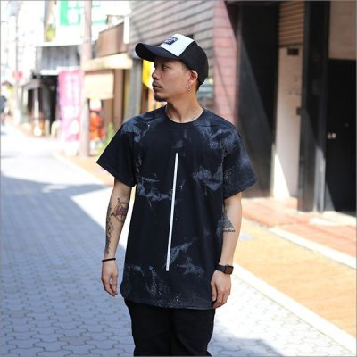 画像3: 【70％OFF】GoneR ゴナー Tie-dye Line Tシャツ BLACK