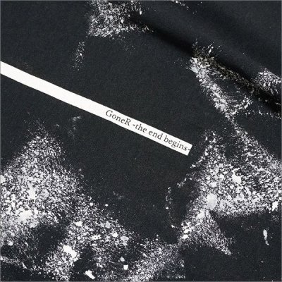 画像4: 【70％OFF】GoneR ゴナー Tie-dye Line Tシャツ BLACK