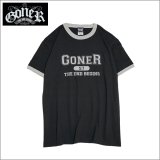 GoneR ゴナー College Ringer Tシャツ SUMI/H.GRAY