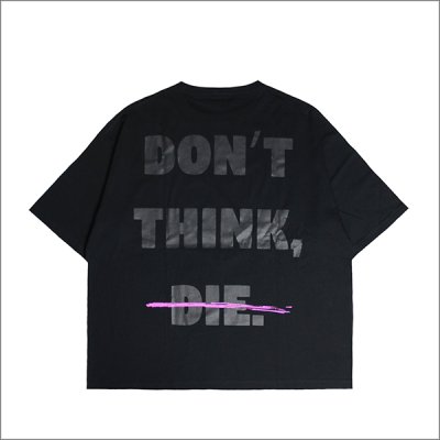 画像3: 【CS限定カラー】isxnot イズノット ALIVE Tシャツ BLACK/BLACK