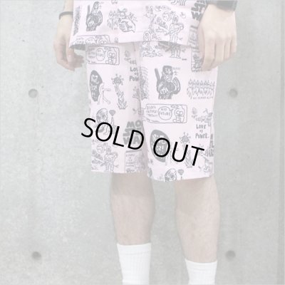 画像2: 【送料無料】Koner Gallery コーナーギャラリー TOMASON -Monster pattern- ショーツ PINK