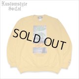 【送料無料】KustomStyle カスタムスタイル BROWNYARD&SUNSHINE クルーネックスウェット GOLD