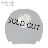 【送料無料】CHEYENNE by KUSTOMSTYLE TACOS IN THE HOOD クルーネックスウェット BLACK