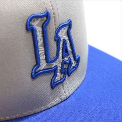 画像2: KustomStyle カスタムスタイル LA-BANDANA スナップバックCAP BLUE/GRAY