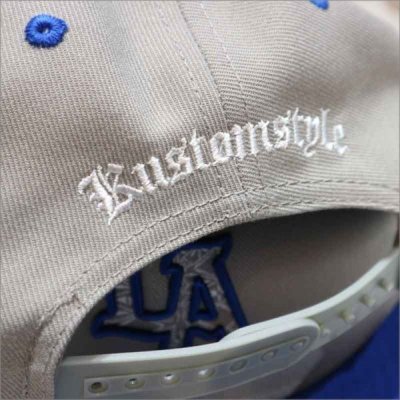 画像3: KustomStyle カスタムスタイル LA-BANDANA スナップバックCAP BLUE/GRAY