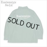 【送料無料】KustomStyle カスタムスタイル SOUTHERN CALIFORNIA L/Sシャツ GREEN