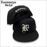 KustomStyle カスタムスタイル K DIA スナップバックCAP BLACK