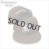 KustomStyle カスタムスタイル K DIA スナップバックCAP BROWN