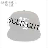 KustomStyle カスタムスタイル LOCK CITY スナップバックCAP BLACK