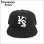 画像1: KustomStyle カスタムスタイル LOCK CITY スナップバックCAP BLACK (1)