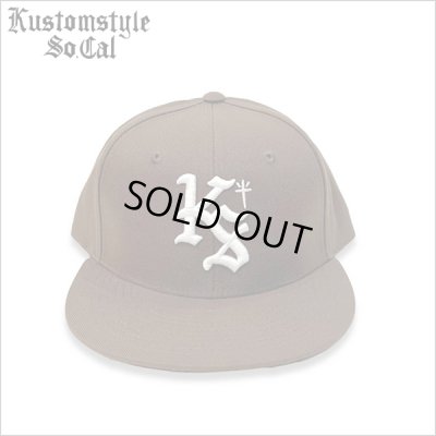 画像1: KustomStyle カスタムスタイル LOCK CITY スナップバックCAP DARK BROWN