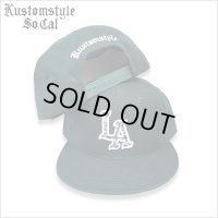 KustomStyle カスタムスタイル LA-BANDANA スナップバックCAP HUNTER GREEN
