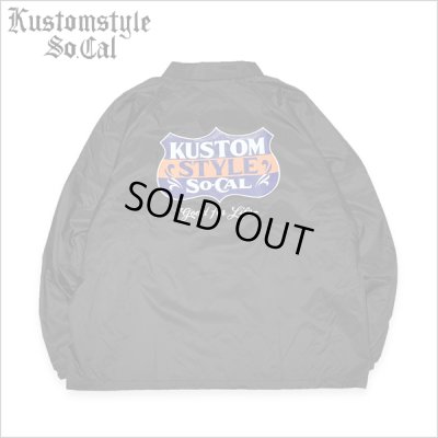 画像1: 【送料無料】KustomStyle カスタムスタイル GOOD FOR LIFE コーチJKT BLACK