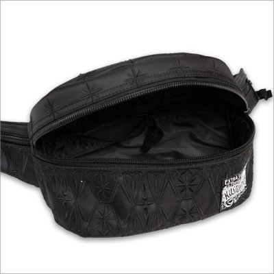 画像2: 【送料無料】KustomStyle カスタムスタイル BANDANA ウエストバッグ BLACK/BLACK